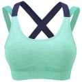 Miniatyrbild 1 av 8: Kvinnors Tank Top Push Up Fitness Sport BH - Grön XL