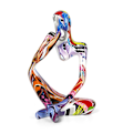 Miniatyrbilde 1 av 5: Abstrakte Graffiti-statuer og skulpturer Fargerike miniatyrer M