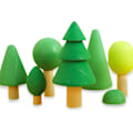 Miniatyrbillede 1 af 4: Trælegetøj fra Curious Melodies - BlockWorlds byggeklodser -
