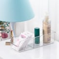 Miniatyrbillede 4 af 5: Multifunktionel plastik skrivebord multi-grid kosmetisk efterbehandling S