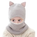 Miniatyrbild 1 av 6: Baby Flickor Pojkar Vinter Varma Halsduk Sjal Mössa Stickad Söt Ansiktsmask