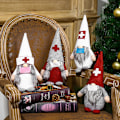 Miniatyrbild 4 av 4: 1 Grå hatt Vit mask Juldekoration Tillbehör Doktor Sjuksköterska
