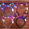Miniatyrbilde 4 av 6: LED-hodebrikke - Tilfeldige farger 5 stk LED-lys opp hodebånd An