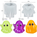 Miniatyrbillede 2 af 4: 2 stk. Ghost Resin Molds, Halloween Ghost Siliciumforme til DIY,