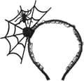 Halloween Edderkoppnett Hårbøyle Cosplay Maskerade Edderkopp Hodebånd