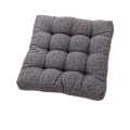 Miniatyrbilde 1 av 7: Tykk bomullslin firkantet tatami-matte (45*45cm) Dark gray