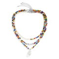 Miniatyrbilde 1 av 5: Boho chic alien bead letter multilayer kombinert stablet slitasje menn