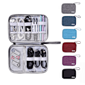 Miniatyrbillede 5 af 5: Multifunktionel Elektroniktaske Vandtæt Bærbar Kabeltaske Til Tablet, Ekstern Harddisk, Oplader, Kabler, Ting, Usb-kabel