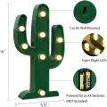 Miniatyrbillede 2 af 5: Skiltlys, varm hvid tropisk grøn LED-lampe - stue, B