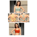 Miniatyrbillede 6 af 7: Justerbar ekstern slid yoga fitness sports bh - Hvid S