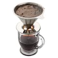 Miniatyrbilde 2 av 5: Hell over kaffedripper, saktefall papirløst kaffefilter, sta
