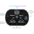 Miniatyrbillede 6 af 7: DJ Disco Scenelys, LED Lydeaktiveret Laserlys RGB