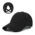 Miniatyrbillede 1 af 5: Hestehale Baseball Cap, Åndbar UV Solbeskyttelse, Letvægts
