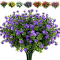Miniatyrbild 1 av 4: 12 st Kvistar Simulerade Utomhusväxter Konstgjorda Blommor - Lila