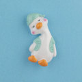 Miniatyrbild 4 av 5: 6 st gummikylmagneter, The Crooked Duck, 3D söta kylmagneter