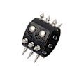 Miniatyrbild 5 av 6: PU-läder Choker Armband Legering Punk Gotisk Choker Halsband med Nitar Blandade Justerbara