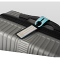 Miniatyrbillede 3 af 5: 4 stk. PVC Fly Bagage Boarding Tag Ring Check-in Trolley Lug