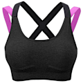 Pikkukuva 1 / 8: Naisten toppi Push Up -urheilurintaliivit - musta XL