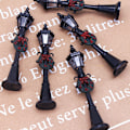 Miniatyrbillede 2 af 5: Miniature Resin Gadelampe Model Figurer Mini Gadelampe Model