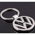 Miniatyrbillede 2 af 5: 2 stk. Kreativ Metal Hul Bil Logo Nummerplade Nøglering Nøglering
