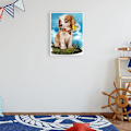Pikkukuva 3 / 5: 5D DIY hauska koira täysi timanttipiste setti koti seinäkoriste maalaus C
