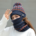 Miniatyrbild 1 av 5: Dam vinter ullmössa koreanska tredelad plus sammet tjock cyc