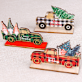 Miniatyrbillede 4 af 5: 1 Grå Julepynt Træ Bilgitter Stil Pickup Tabl
