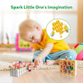 Miniatyrbilde 3 av 5: Finmotorisk leketøy for småbarn, Biehive Clip Matching Game,