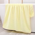 Pikkukuva 1 / 8: Koralli sametti ananas hila nopea kuivuminen imukykyinen kylpypyyhe Square yellow