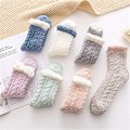 Miniatyrbild 2 av 6: 7 par varma, luddiga strumpor för kvinnor i supermjuk mikrofiber