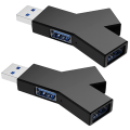 Miniatyrbillede 1 af 6: 2 stk. USB 3.0 Hub, USB 3.0 3 Port Hub, USB Docking Station, Data H