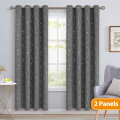 Miniatyrbillede 2 af 7: Blackout gardiner 84 tommer længde 2 paneler Grommet termisk isolering