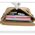 Miniatyrbillede 6 af 8: Herre casual canvas rejse crossbody taske - Grøn