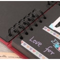 Miniatyrbillede 3 af 5: DIY Album Kreativ Sløjfe Samling Album Bog Kraftpapir