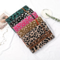 Miniatyrbillede 4 af 4: Fashion Leopard Print Varm Tørklæde Imitation Cashmere Sjal Til Kvinder
