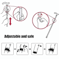 Miniatyrbillede 5 af 6: Vandrestok/Trekking/Camping Stick&Pole Foldbar, Bærbar - khaki