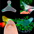 Miniatyrbillede 2 af 5: Transparent silikone gel indlægssål T-formet bagudgående usynlig