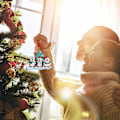 Miniatyrbilde 3 av 5: 4 stk. julepingvin-ornamentanheng, juletreanheng
