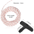 Miniatyrbilde 2 av 5: 3-delt startvev med 10 m tilbaketrekkstarterledning (diameter: