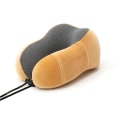 Miniatyrbillede 1 af 6: Rejse memory foam nakkepude med opbevaringspose, 13 farver Almond