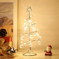 Miniatyrbilde 1 av 6: Julekule med krystallkule, 10,8\" LED-belyst bordpynt