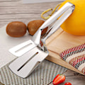 Miniatyrbillede 3 af 5: Steak Tang, 3 i 1 Madlavningstang, Dobbeltsidet Spatel, 10 Tommer