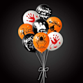 Miniatyrbillede 2 af 5: Halloween Dekorationer Latex Balloner 100