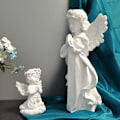 Miniatyrbillede 4 af 4: Dekorative engelstatuer og figurer harpiks engelvinger statue