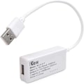 Pikkukuva 2 / 5: Valkoinen tausta LCD-taustavalo LCD-digitaalinen näyttö USB-ampeerimittari Voltmet