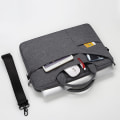 Miniatyrbilde 2 av 8: Håndholdt laptopveske med skulderstropp 13,3-15,6 tommer Navy 15.6 inch