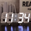 Miniatyrbilde 1 av 5: 1-pakke 3D Stereo LED-klokke Alarmklokke Elektronisk klokke Termometer