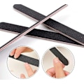 Miniatyrbillede 5 af 5: 10 Professionelle Dobbeltsidede Neglefile 100/180 Matte Sort Diam