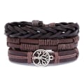 Miniatyrbilde 4 av 6: 6PCS Armbånd for Menn Kvinner Flettet Mansjettarmbånd
