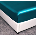 Miniatyrbild 4 av 5: Enfärgad imitationssilke satin fyrapiece set sängkläder pillowca